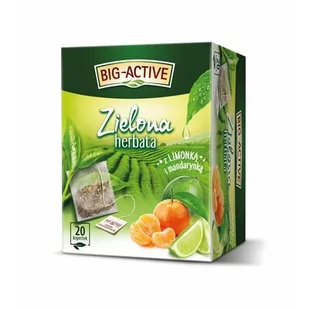 Herbata Big-Active Mandarynka-Limonka Zielona 20 Kopert/30G - Herbata - miniaturka - grafika 1