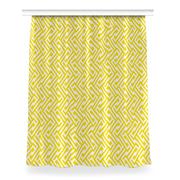 Zasłony - Klasyczna zasłona kolory dekor 150x200 Żółty pasek, Fabricsy - miniaturka - grafika 1