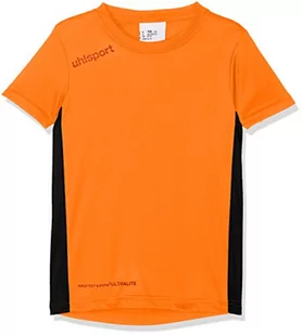 uhlsport uhlsport Męska koszulka Essential Ka pomarańczowa fluorescencyjny pomarańczowy/czarny 140.0 100334106 - Koszulki męskie - miniaturka - grafika 1