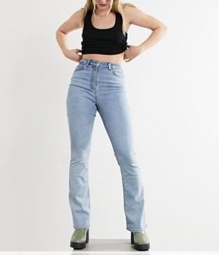 Jeansy Damskie Niebieskie Klasyczne 34/ 34 1Rsx