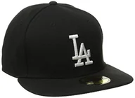 Czapki męskie - adidas Unisex 59fifty Los Angeles Dodgers czapka męska Czarny 7 3/4 - miniaturka - grafika 1