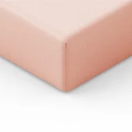 Prześcieradła - Spod Igły i Nitki Prześcieradło Jersey z gumką 220x200 cm pudrowe - miniaturka - grafika 1