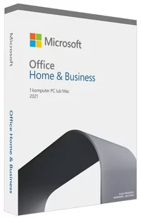 Microsoft, Office Home & Business 2021 PL P8 Win/Mac Medialess Box T5D-03539 Zastępuje P/N: T5D-03319 - Oprogramowanie dedykowane - miniaturka - grafika 1