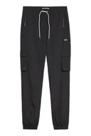 Spodnie damskie - Spodnie damskie Tommy Jeans Crinky Trackpant dresowe nylonowe sportowe-M - miniaturka - grafika 1