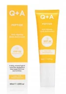 Balsamy i kremy do opalania - Apsauginis veido kremas nuo saulės Q+A Peptide Anti-Ageing SPF50, 50 ml - miniaturka - grafika 1