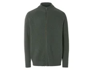 Swetry męskie - esmara Men Kardigan męski ze stójką (Zielony, XL (56/58)) - miniaturka - grafika 1