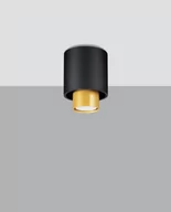 Lampy sufitowe - Sollux Lighting lighting Plafon NESI czarny SL.0982 [16719628] - miniaturka - grafika 1