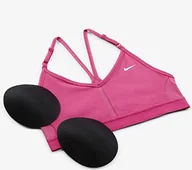 Biustonosze - Nike Biustonosz Damski Dri Fit Indy, L - miniaturka - grafika 1