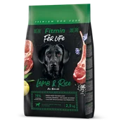 Sucha karma dla psów - FITMIN For Life Adult All Breeds Lamb and Rice 2,5kg - miniaturka - grafika 1