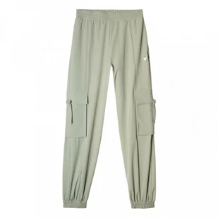 Damskie spodnie dresowe joggery Guess Aurlie Cargo Pants - zielone - GUESS - Spodnie sportowe damskie - miniaturka - grafika 1