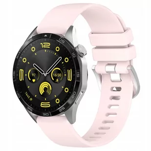 Pasek Bizon Strap Watch Silicone Pro do Huawei Watch GT 4 41 mm, pudrowy róż - Akcesoria do smartwatchy - miniaturka - grafika 1