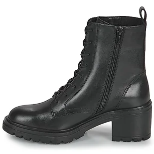 Geox Damskie botki D Damiana, czarne, 38, Czarny, 38.5 EU - Botki damskie - miniaturka - grafika 1