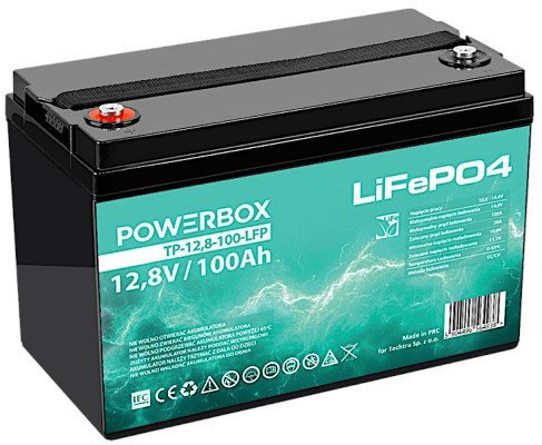 Akumulator LiFePO4 Powerbox 12V 100Ah