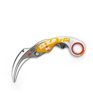Breloki - Velocity Karambit 16 cm Metal Brelok Valorant - miniaturka - grafika 1