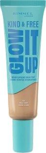 Rimmel Kind & Free Glow It Up Skin Tint Nawilżający podkład do twarzy, 103 True Ivory - Podkłady do twarzy - miniaturka - grafika 1