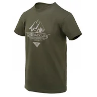Odzież taktyczna i umundurowanie - T-Shirt Helikon-Tex Outback Life - Taiga Green - miniaturka - grafika 1