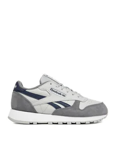 Reebok Sneakersy EO-CLASSIC LEATHER 100224429 Szary - Buty dla chłopców - miniaturka - grafika 1