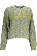 Swetry damskie - DESIGUAL ZIELONY SWETER DAMSKI - miniaturka - grafika 1