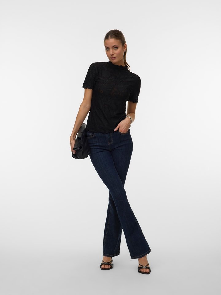 Vero Moda Bluzka w kolorze czarnym