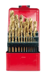 Sthor Wiertła do metalu tytan 1-10 mm 19 szt 22330 - Wiertła - miniaturka - grafika 1