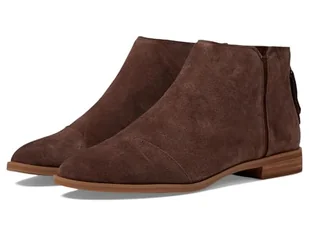 TOMS Damskie botki Rylie, dąb brązowy zamsz, 8 UK, Dąb brązowy zamsz, 42 EU - Botki damskie - miniaturka - grafika 1