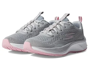Skechers Girls, Kapcie, Szary Mesh/Pink Trim, 37.5 EU, Szary Mesh Pink Trim, 37.5 EU - Kapcie damskie - miniaturka - grafika 1