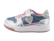 Buty dla dziewczynek - Tom Tailor Kids Dziewczęce 9570070003 sneakersy, jeans silver rose, 25 EU - miniaturka - grafika 1