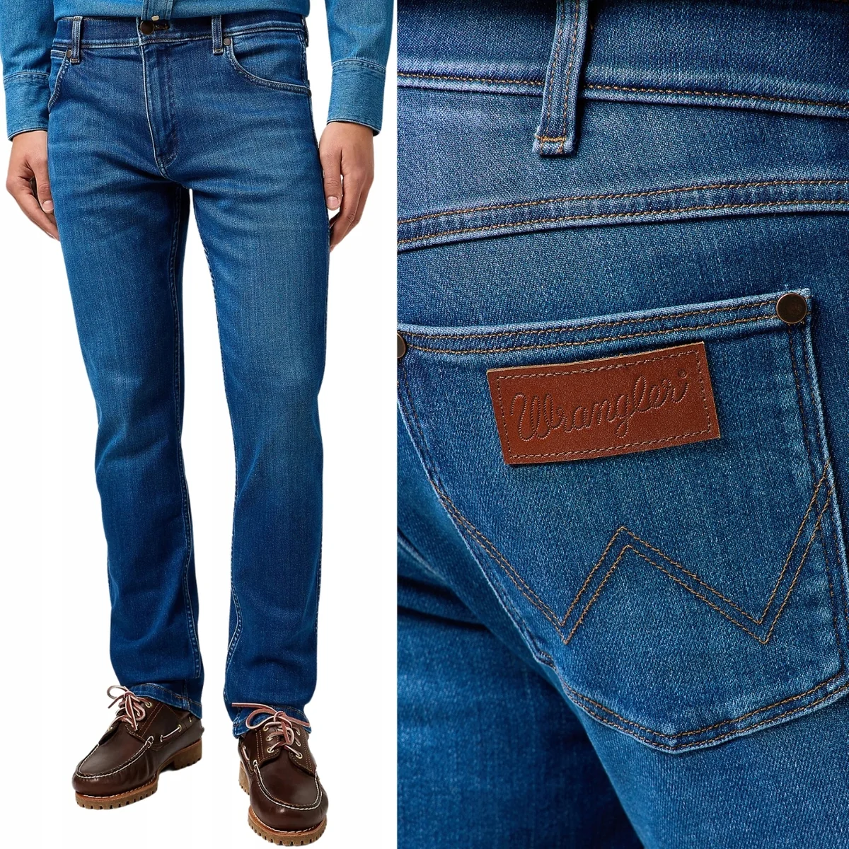 Wrangler Greensboro Dandelion Free To Stretch spodnie jeansowe W36 L32