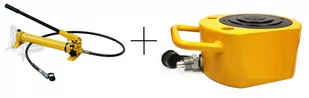Pompa hydrauliczna + do wyboru siłownik niski wielostopniowe (udźwig: 100 T, wydajność: 13-2,3 cm3) 08781543 - Prasy - miniaturka - grafika 1