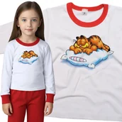 Piżamy dla dziewczynek - Piżama dziecięca Garfield na Poduszce 98/104 - VoloDonum - miniaturka - grafika 1