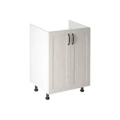 Szafki kuchenne - Szafka Dolna Stojąca Pod Zlewozmywak 2 Drzwi D60Z Royal Gała Meble Sosna Nordycka, Biały - miniaturka - grafika 1