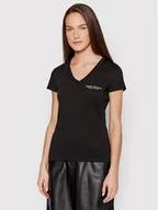 Koszulki i topy damskie - Giorgio Armani Exchange T-Shirt 8NYT81 YJG3Z 1200 Czarny Regular Fit - miniaturka - grafika 1
