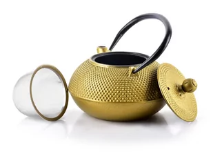 Dzbanek 800ml Złoty 16x18xh17cm Lumarko! - Dzbanki i imbryki - miniaturka - grafika 3