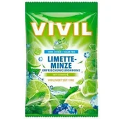 Inne słodycze - Vivil Limette Mint Cukierki bez Cukru 120 g - miniaturka - grafika 1