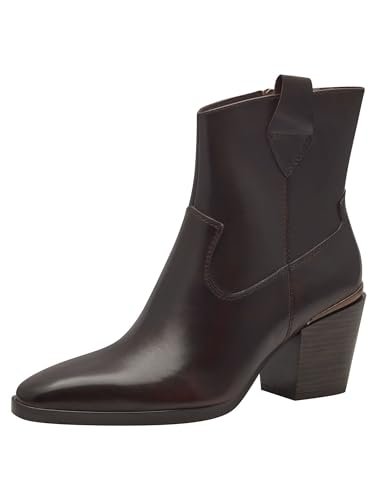 Marco Tozzi Damskie botki Zip+Slip 2-25088-43 Modne kozaki, Mocca, 39 EU, Mocca, 39 EU