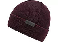 Czapki damskie - CHILLOUTS Męska czapka Kilian Hat Beanie, bordowo-czarna, rozmiar uniwersalny - miniaturka - grafika 1