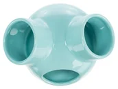 Akcesoria dla gryzoni - Trixie Domek dla myszy, turkus, ceramiczny, o 12 × 10 cm, z 3 wejściami - miniaturka - grafika 1