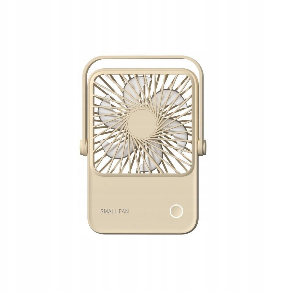 Wentylator / wiatrak biurkowy z regulowaną podstawką HX-122 beżowy