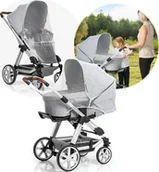 Akcesoria do wózków - Reer Moskitiera do wózka gondoli spacerówki uniw REER - miniaturka - grafika 1