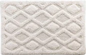 Dywaniki łazienkowe - Douceur d`Interieur Dywanik łazienkowy NEMESIS, 100% bawełny, ecru, 50 x 80 cm - miniaturka - grafika 1