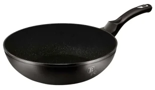 Aluminiowy Wok Z Powłoką Anty Przywierającą 28Cm Mekris - Woki - miniaturka - grafika 1