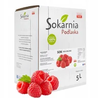 Soki i napoje niegazowane - SOK MALINOWY 5l 100% NFC Przepyszny Smak Polskich Malin Dobrych z Natury - miniaturka - grafika 1