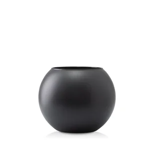 Wazon szklany SCANDI DECO szary soft touch H 19 cm - Wazony i flakony - miniaturka - grafika 1