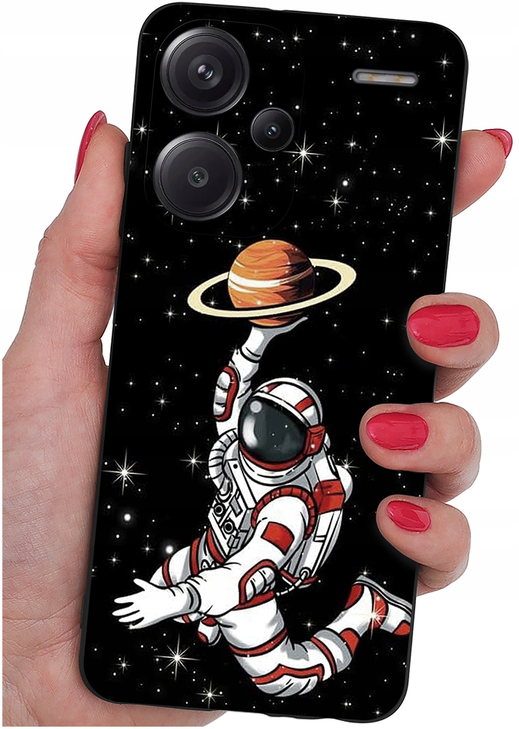 ETUI do Xiaomi Redmi Note 13 Pro+ Plus WZORYSILIKONOWE MATT CASE