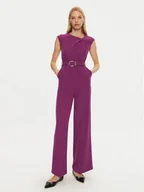 Kombinezony - Rinascimento Kombinezon CFC0119763003 Fioletowy Regular Fit - miniaturka - grafika 1