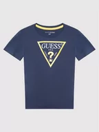 Koszulki dla chłopców - Guess T-Shirt N73I55 K8HM0 Granatowy Regular Fit - miniaturka - grafika 1