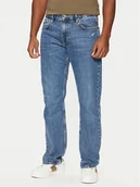 Spodnie męskie - Guess Jeans Jeansy M5RA1B D5M52 Niebieski Straight Leg - miniaturka - grafika 1