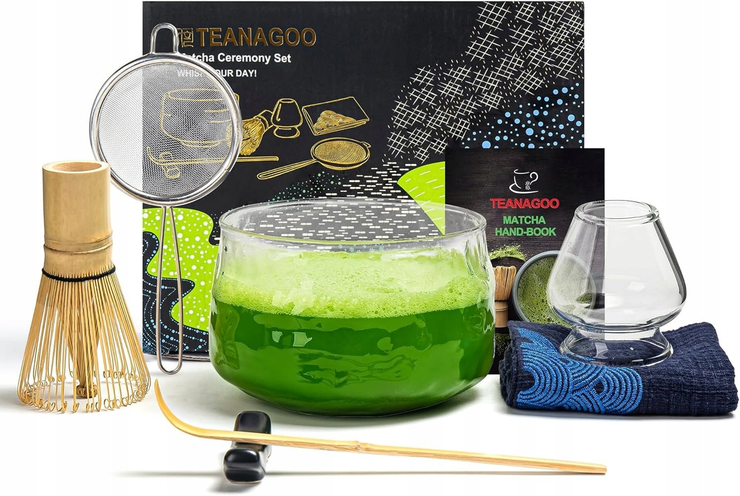 Zestaw Do Robienia Matcha Teanagoo Do Herbaty Ceremonialny 6-CZĘŚCNIOWY Pro