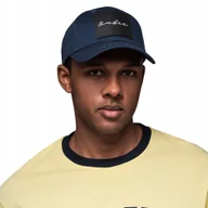 Czapki i chusty sportowe męskie - Czapka męska bejsbolówka z daszkiem granatowa modna Ombre OM-ACCS-0101 V3 - miniaturka - grafika 1