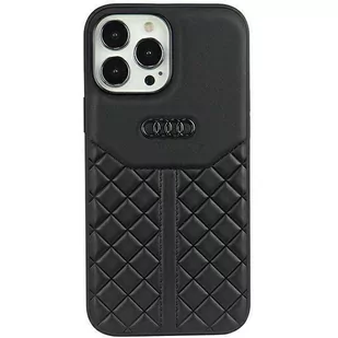 Audi Genuine Leather iPhone 13 Pro / 13 6.1" czarny/black hardcase AU-TPUPCIP13P-Q8/D1-BK - Etui i futerały do telefonów - miniaturka - grafika 3